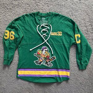 The Mighty Ducks 30th Anniversary Spirit Jersey - Men's Size S - Ice Hockey -GUC